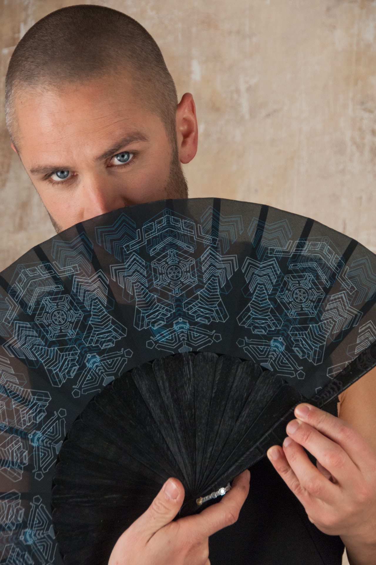Star Wars Hand Fan and Jedi Folding Hand Fans With Sacred Geometry ...