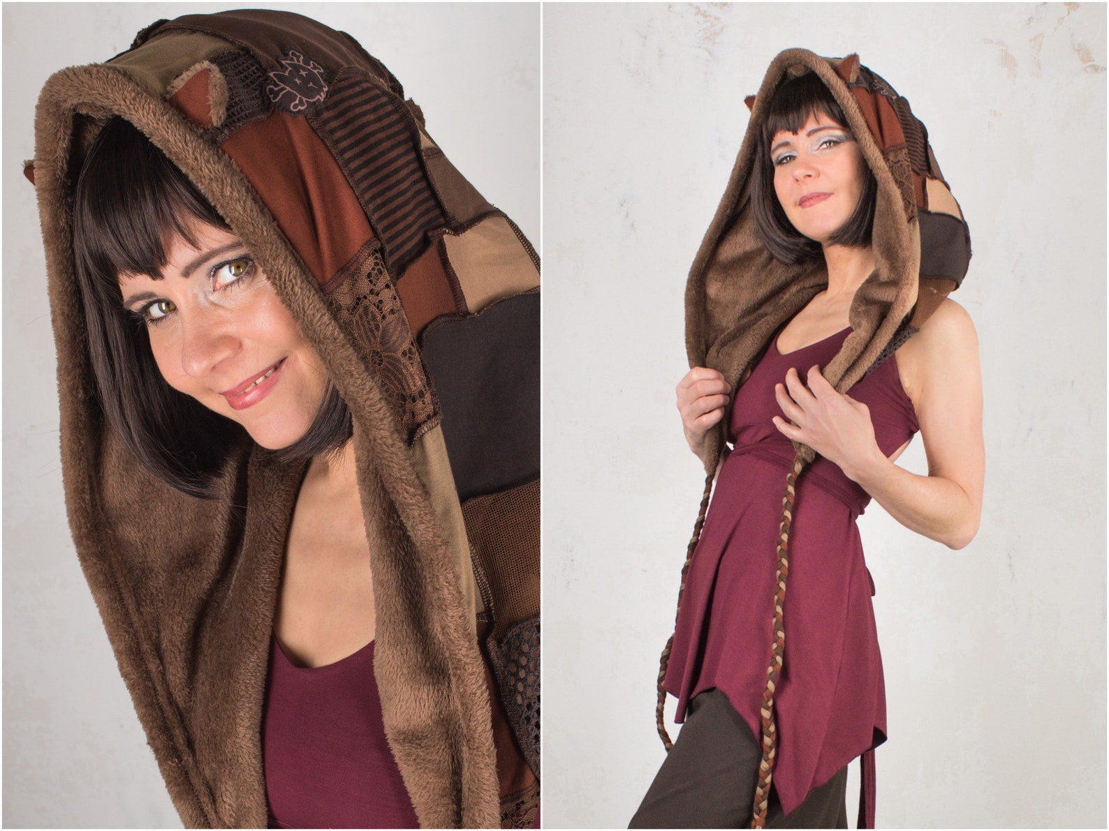 Soft Fleece Cat Hood with Cat Ears with super soft Fleece for Etsy