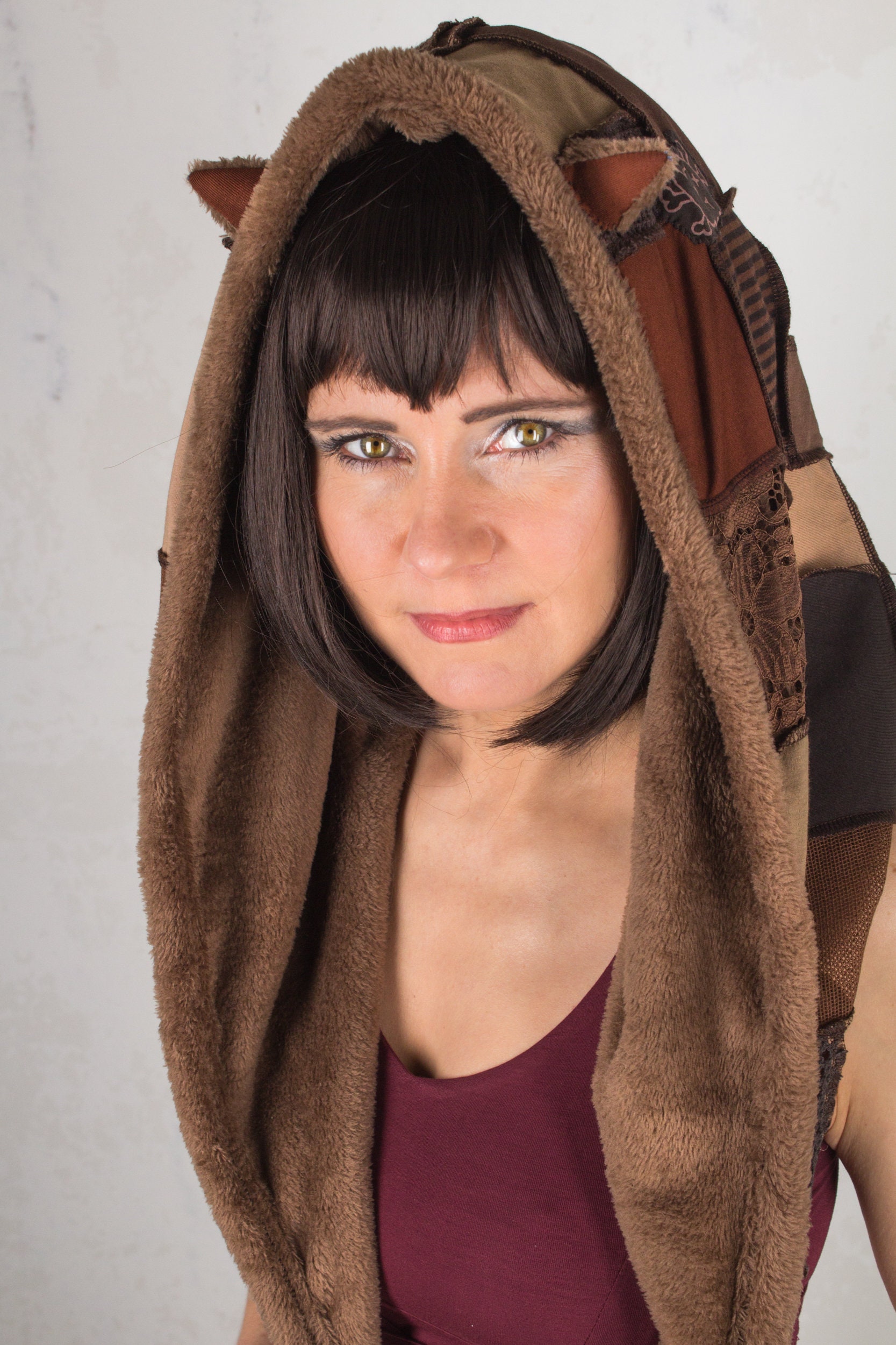 Soft Fleece Cat Hood with Cat Ears with super soft Fleece for Etsy