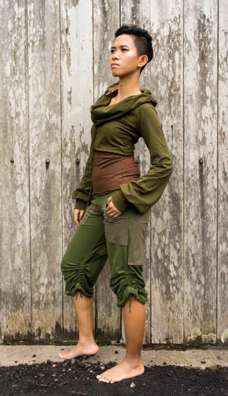 Elven Rave Elven Clothing Gypsy Pants and Patchwork Women Pants for Rave Wear and ...