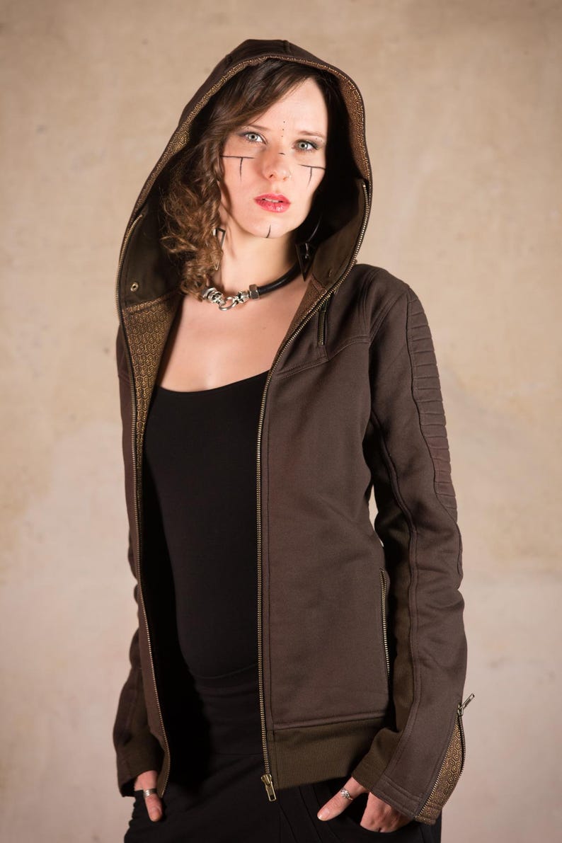 Cyberpunk Jacket and Apocalyptic Clothing for Futuristic Clothing and Star Wars Cosplay | Steampunk Jacket image 10