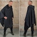 Star Wars Cosplay Robe Costume and Grey Jedi Kimono Haori Hooded Loose Cardigan in Sith Style Plus Size Kimono Cyberpunk Clothing
