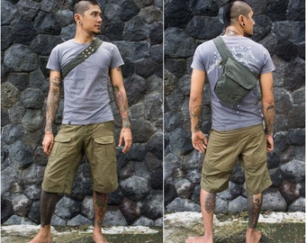 Army Pants and Cargo Pants Men | Cyberpunk Pants | Rave Outfit | Climbing Pants | Short Pant Olive