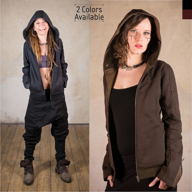 Cyberpunk Jacket and Apocalyptic Clothing for Futuristic Clothing and Star Wars Cosplay | Steampunk Jacket image 1