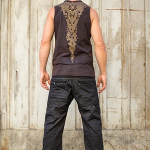 Mens Baggy Cargo Pants Goth Techwear Alternative Mens Clothing Cyberpunk Multi Pocket Trousers | Dark Miltary Cyberpunk 2077 Goth Cosplay image 5