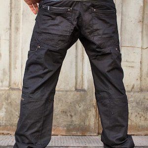 Mens Baggy Cargo Pants Goth Techwear Alternative Mens Clothing Cyberpunk Multi Pocket Trousers | Dark Miltary Cyberpunk 2077 Goth Cosplay image 9