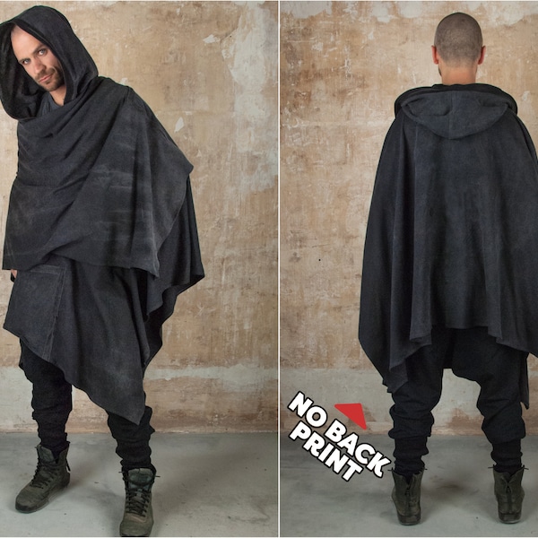 Gris Jedi Kimono Sith Mayo el 4º Traje Estrella Druida Celta Haori Wizard Wars Robe Con Capucha Cape Galaxy Edge Cosplay Secret Pocket Cardigan