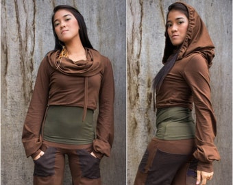 Star Wars Cosplay Hooded women Jumper streetwear and Bolero Jacket with Hooded Scarf