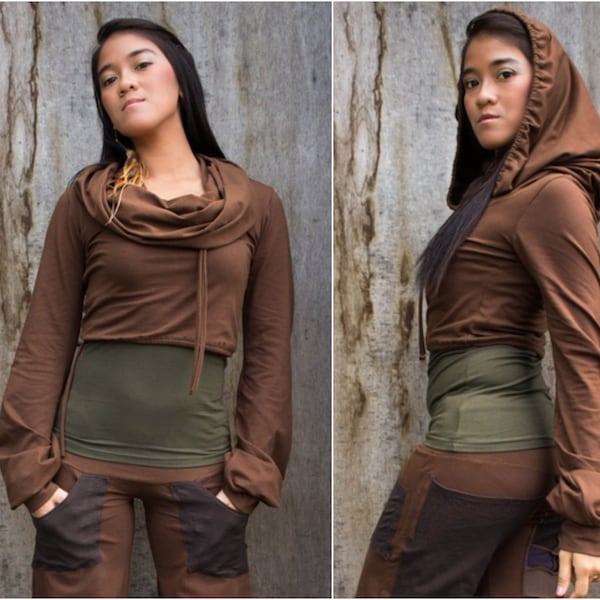 Star Wars Cosplay Hooded women Jumper streetwear and Bolero Jacket with Hooded Scarf