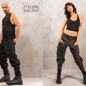 Cyberpunk Pant Andor Cosplay as Wasteland Warfare Military Trouser Star Wars Cosplay Ninja Festival Rave Clothing Goth Alternative Clothes