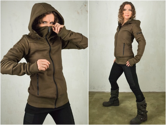 Cyberpunk Jacket and Apocalyptic Clothing for Futuristic Clothing and Star Wars Cosplay Steampunk Jacket Jacket Rey Black Etsy UK