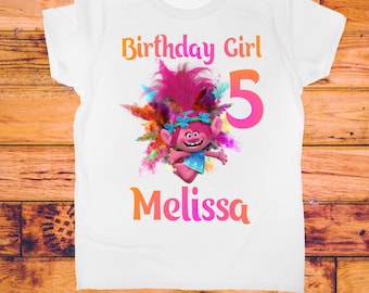 Download Trolls Birthday Svg Etsy