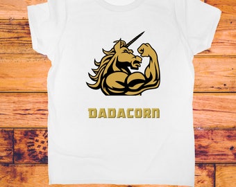 Dadacorn shirt  PNG  iron on applique design, digital file shirt transfer