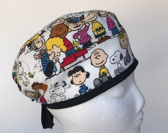Women/'s Euro Style Scrub Hat Valentine Snoopy