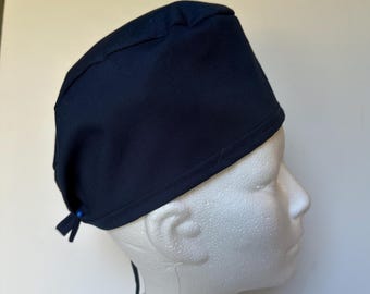 Azul marino / Gorro quirúrgico / Clásico / Una sola capa / Transpirable / Gorro quirúrgico / Regalo para enfermeras / Regalo para médicos