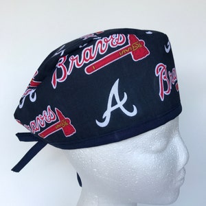 Atlanta Braves | Scrub Hat | Classic | Single Layer | Breathable | Durable | Surgical Cap | Nurse Gift | Doctor Gift | MLB Baseball