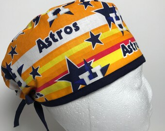 Casquette de travail des Astros de Houston : casquette chirurgicale de baseball en coton