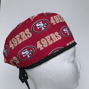 49ers-scrubmuts: San Francisco NFL chirurgische pet, cadeau verpleegster