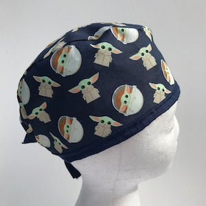 Grogu | Scrub Hat | Classic | Surgical Cap | Single Layer | Breathable | Durable | Nurse Gift | Star Wars | Mandalorian