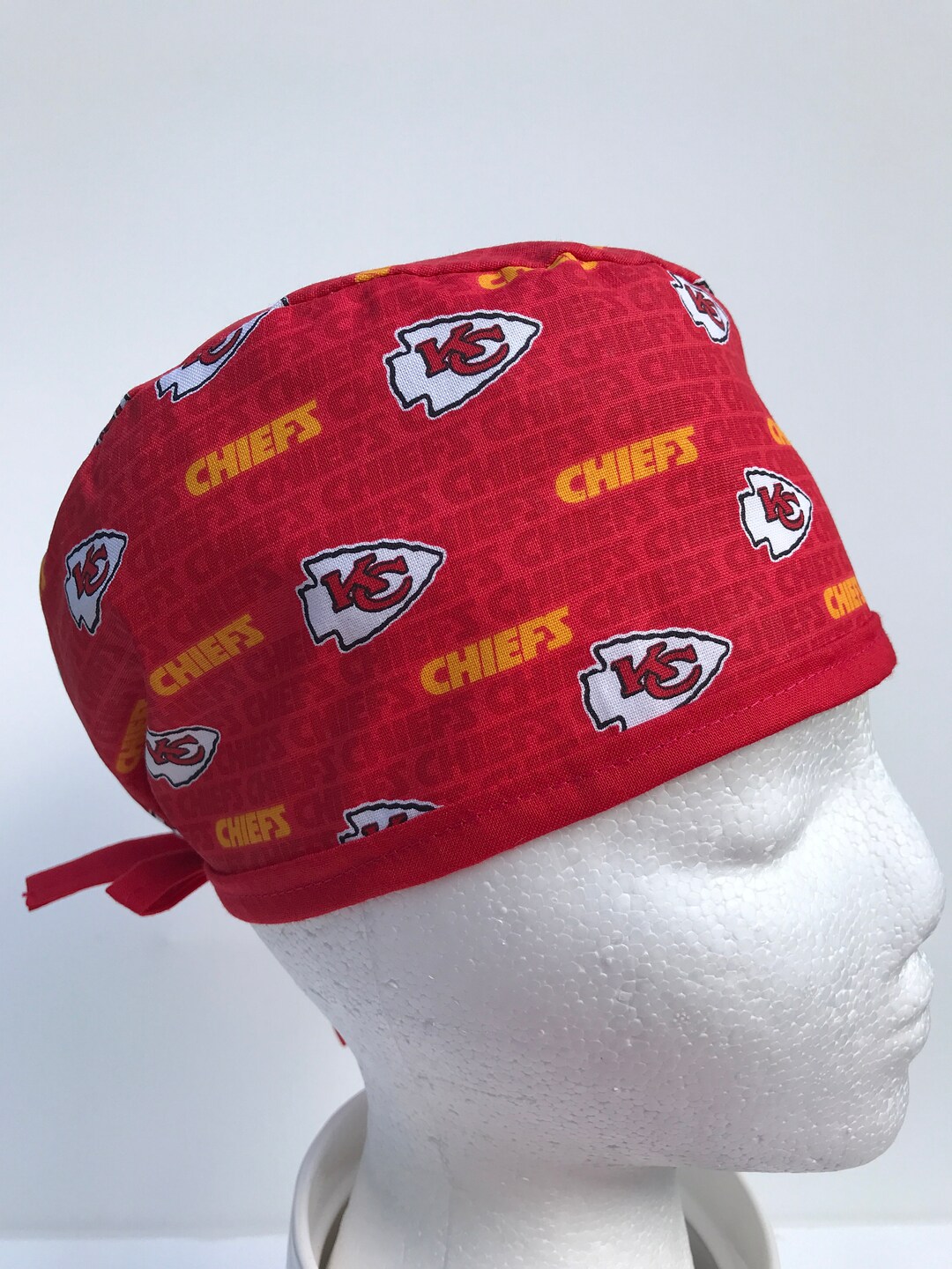 Kansas City Chiefs Scrub Hat Classic Single Layer Etsy