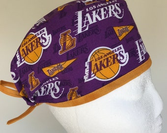 Los Angeles Lakers | Scrub Hat | Classic | Single Layer | Breathable | Durable | Surgical Cap | Nurse Gift | Doctor Gift | NBA