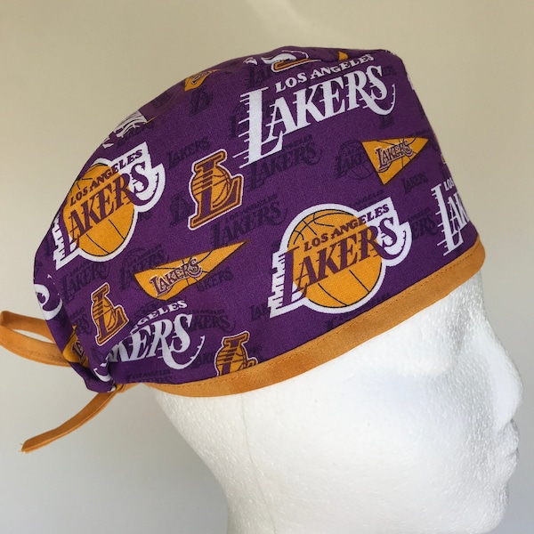 Los Angeles Lakers | Scrub Hat | Classic | Single Layer | Breathable | Durable | Surgical Cap | Nurse Gift | Doctor Gift | NBA