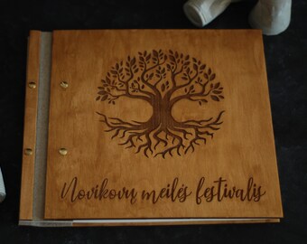 Wedding Guest Book, Wood Guest Book, Guest Book, Photobooth Guestbook, Wooden Guest Book, Personalized Photo Album, Wedding Album