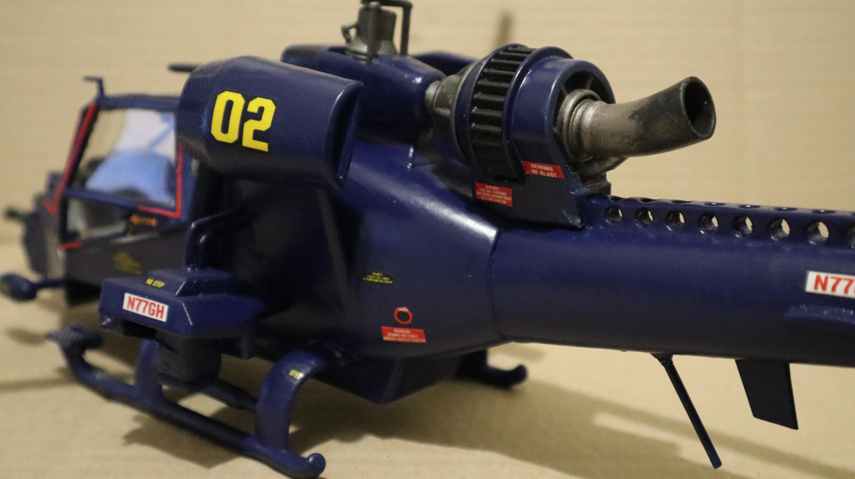 Blue Thunder Movie Helicopter No Airwolf 1983 Model Kit 1/48 Dream