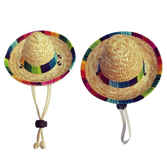 Mini Multicolor Sombrero Hat For Pet Dog Costume Accessory