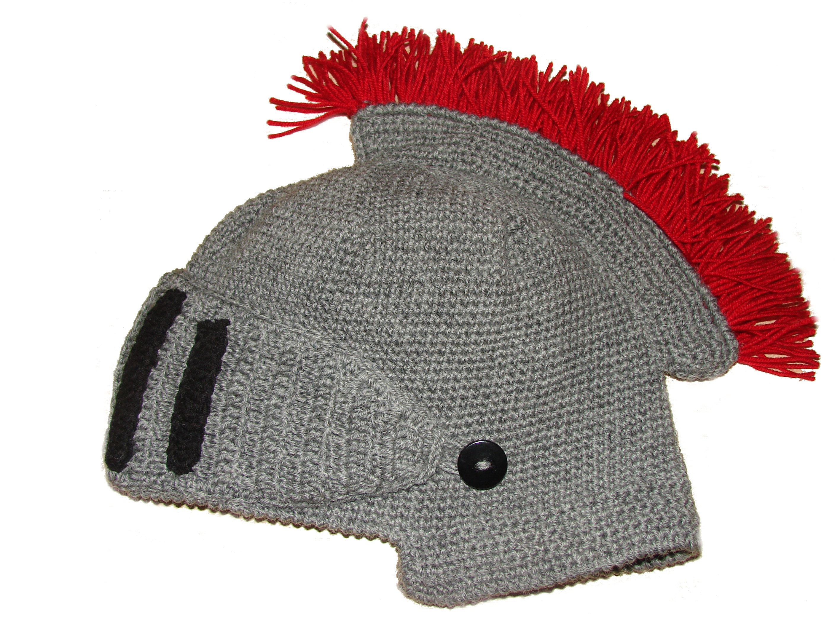 Helmet of the Knight Men Hat, Hand Made Crochet Winter Hat Christmas Gift  for Men, Boyfriend Gift, Ski Mask Gift for Him Husband Gift 