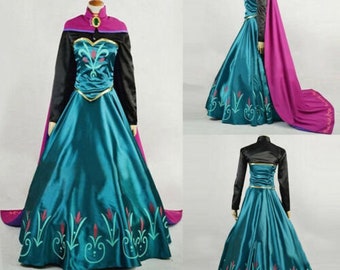 anna frozen fancy dress adults