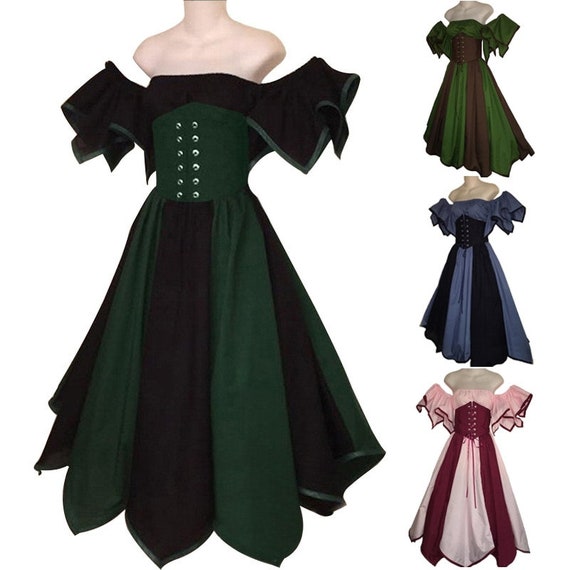 european medieval princess lolita party evening dresses renaissance  masquerade victorian gothic anime elf retro cosplay costumes
