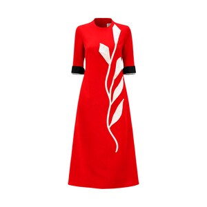 creative formal dress Sylvie Facon: sculptural wearable dress art