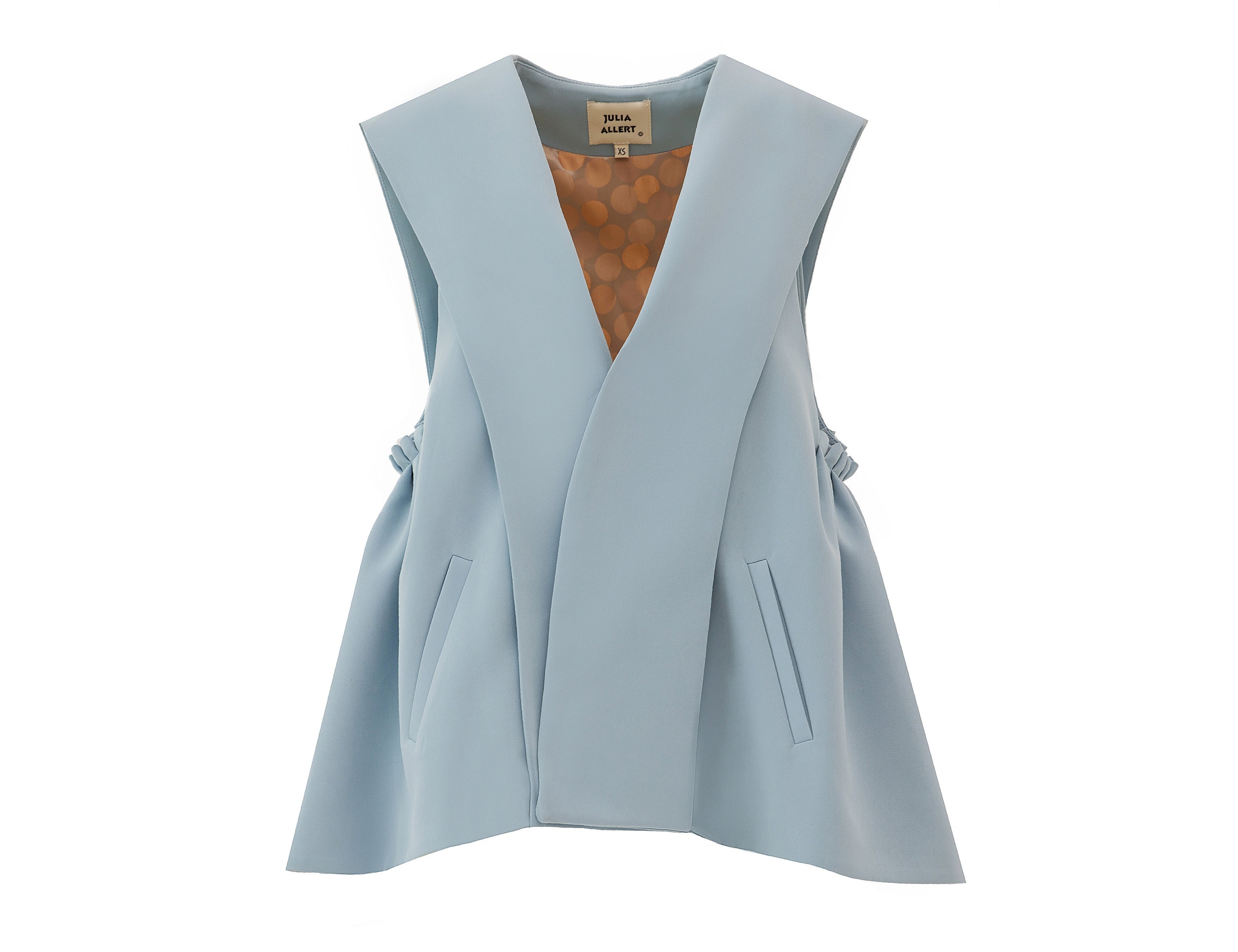 Womens Slim Fit Waistcoat Halter Backless V-Neck Lapel Collar Formal Suit  Vest