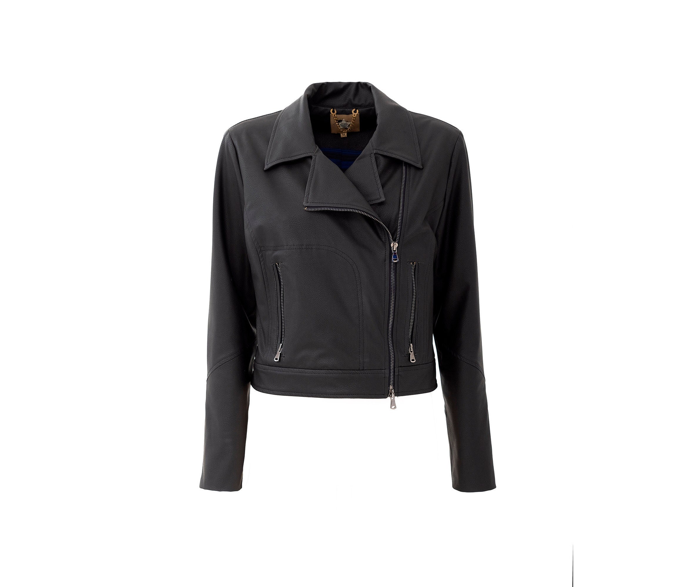 designer faux leather jacket