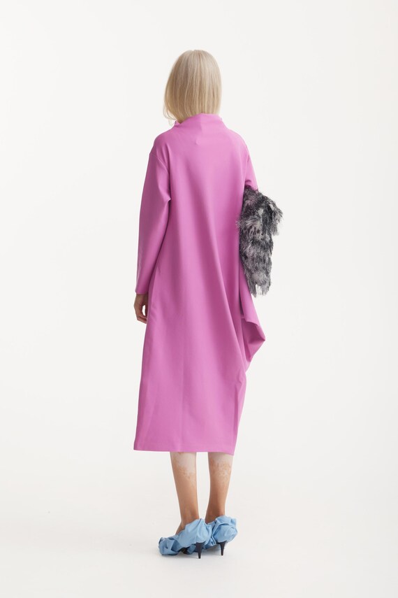 loose fitting jersey dress Devi Liquid Jersey Dress main image 1