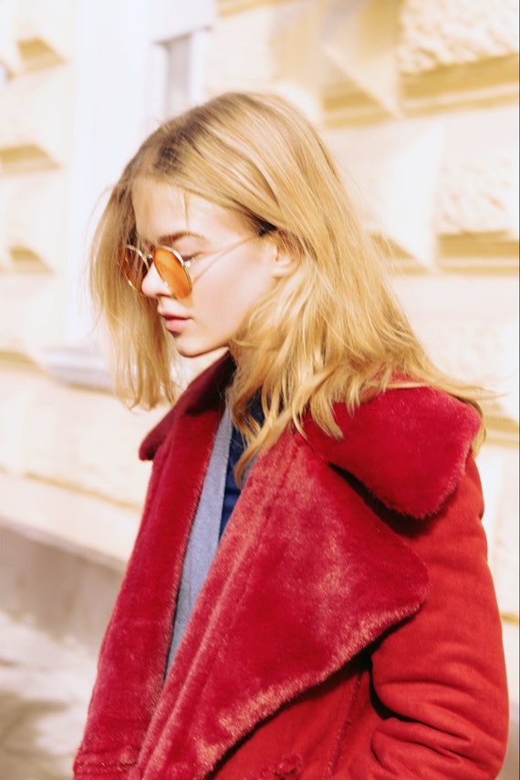 Fleecy coat clearance