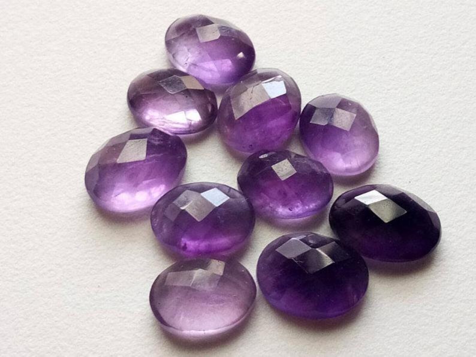 Améthyste violet naturel pierre précieuse pourpre Etsy