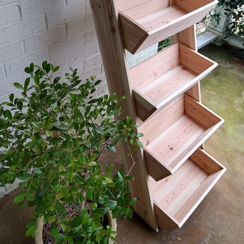 Cedar Planter, Ladder shops Planter, Raised Garden Bed, Wall Planter, Plant Lover Gift, Flower Box, Plant Container, Herb planter