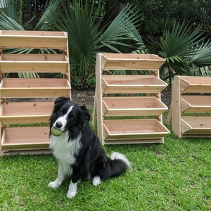 Vertical Planter Box, Ladder Planter, Raised Garden Bed, Wall Planter, Plant Holder, Plant Lover Gift, Flower Box, Succulent Planter, Cedar