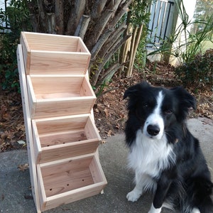 Vertical Planter Box, Ladder Planter, Raised Garden Bed, Herb Planter, Plant Holder, Plant Lover Gift, Herb Box, Succulent Planter, Cedar