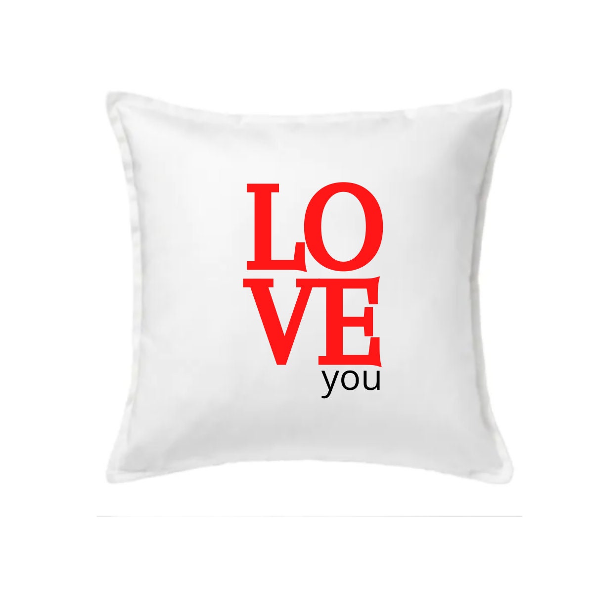 Cadeau de Saint Valentin, Cadeau Couple, Housse Coussin, Love You - Kiss Me Eat Sleep Repeat Netflix