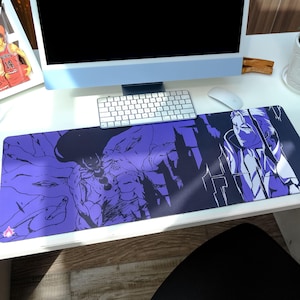 Anime Desk Mat, Japanese Manga Extra Large Anime Gaming Mouse Pad for Gift, Gift for Him, Gamer Desk Mat