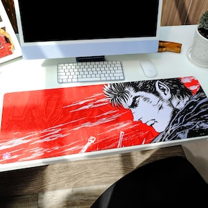 Anime Desk Mat, Tokyo Jujutsu High Japanese Manga Extra Large Anime Gaming Mouse Pad for Gift