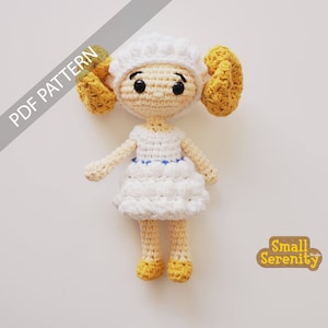 Modello PDF della bambola Little Miss Aries (serie Zodiac).