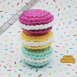 Easy Macaron Crochet PDF Pattern