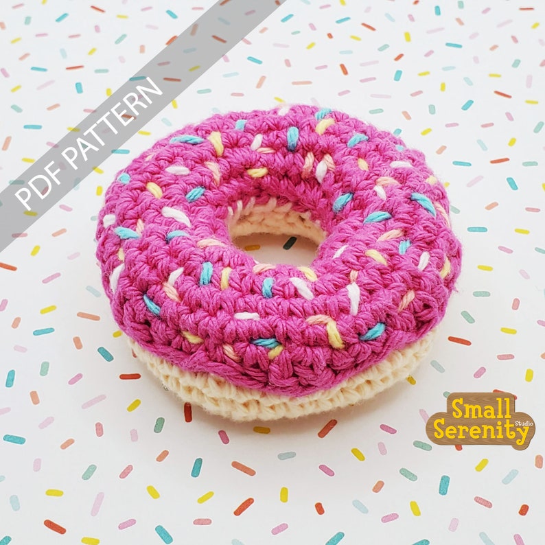 Easy Donut Crochet PDF Pattern image 1