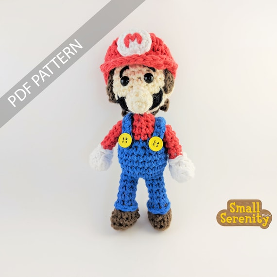 mario plush with removable hat