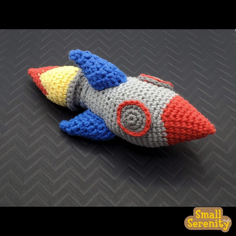 Rocket Emoji Crochet Pattern image 4