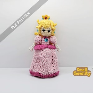 Princess Peach Amigurumi PDF Häkelanleitung